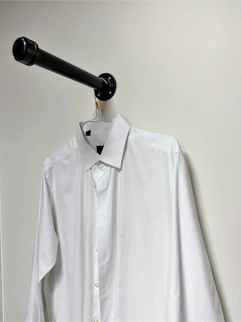 David Donahue Men’s White Dress Shirt 17.5 34/35 Long Sleeve Button Down